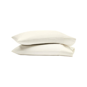 Signature Hemmed Pillowcase Set in Cream