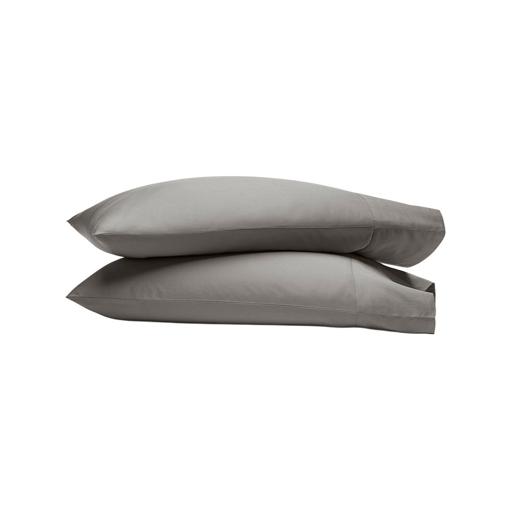 Signature Hemmed Pillowcase Set in Stone