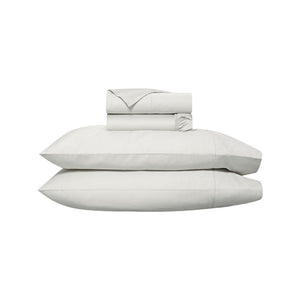 Percale Hemmed Sheet Set in Mist