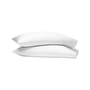 Signature Hemmed Pillowcase Set in White