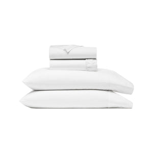 Signature Hemmed Sheet Set in White
