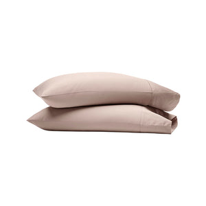 Signature Hemmed Pillowcase Set in Dusty Rose