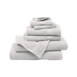 Plush Bath Towel Set in Pewter