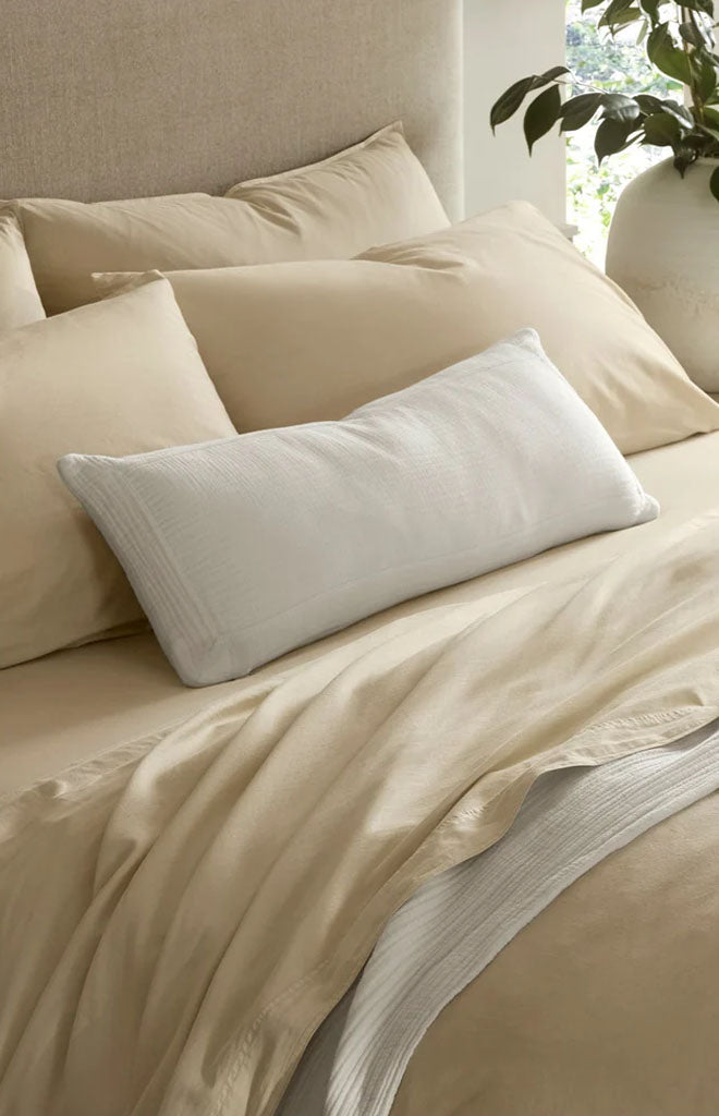 Signature Vintage Washed Pillowcase Set in Vintage Sand