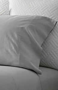 Signature Hemmed Pillowcase Set in Shore