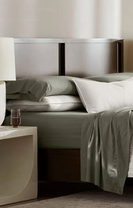Signature Hemmed Pillowcase Set in Juniper