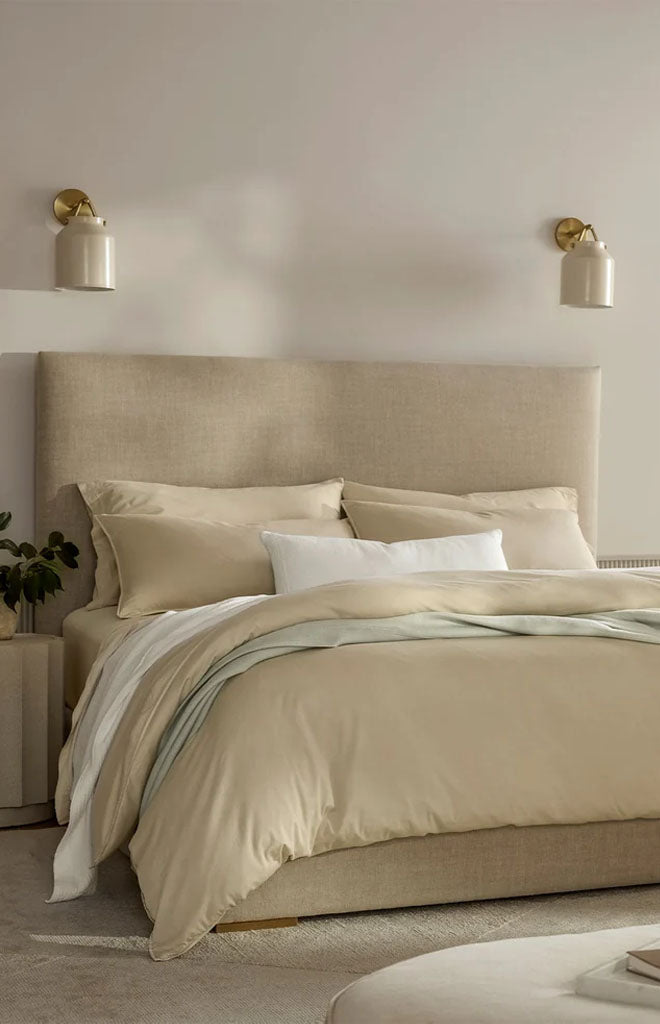 Signature Vintage Washed Duvet Set in Vintage Sand