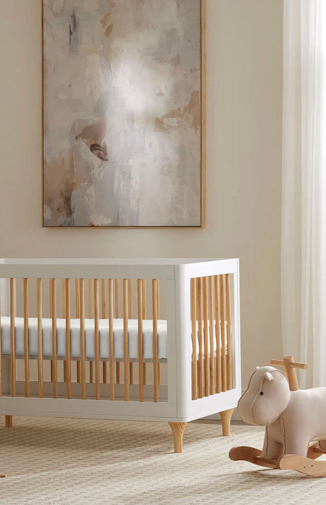 Signature Hemmed Fitted Crib Sheet in White