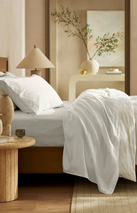 Signature Vintage Washed Sheet Set in Vintage White