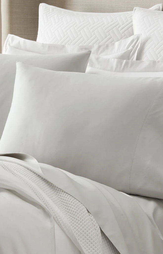 Signature Hemmed Pillowcase Set in Mist