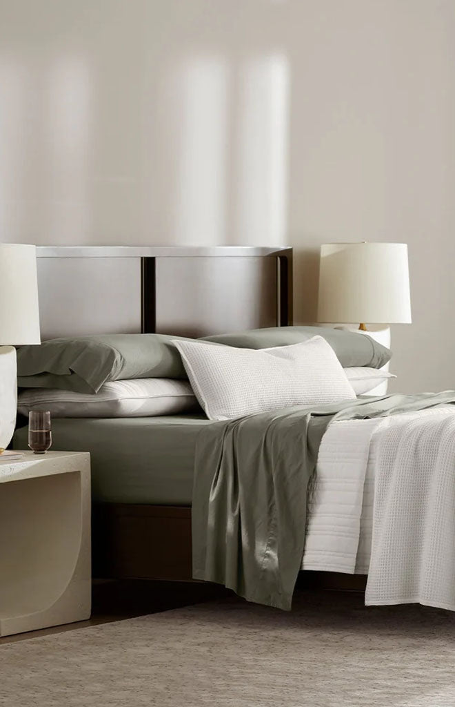 Signature Hemmed Sheet Set in Juniper