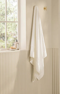Plush Bath Sheet in White