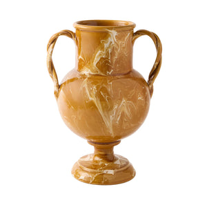 Marbled Amphora Vase in Terracotta