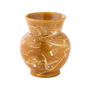 Marbled Vase in Terracotta