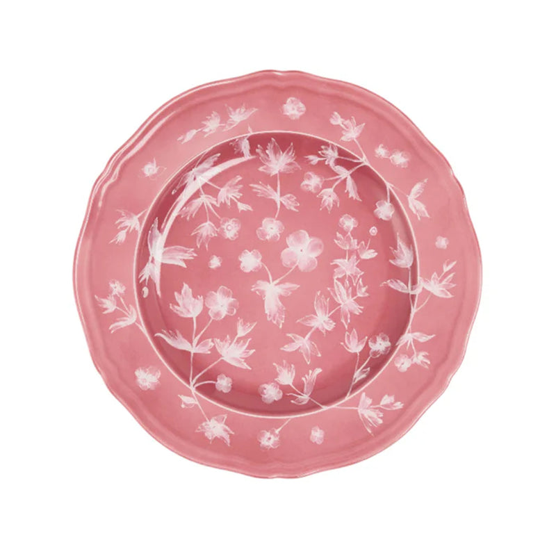Ginori x Cabana Floral Dessert Plate in Pink