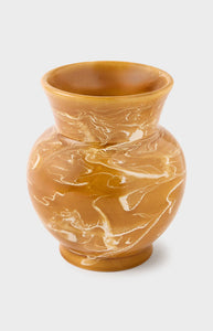 Marbled Vase in Terracotta