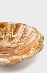 Marbled Small Bowl in Terracotta