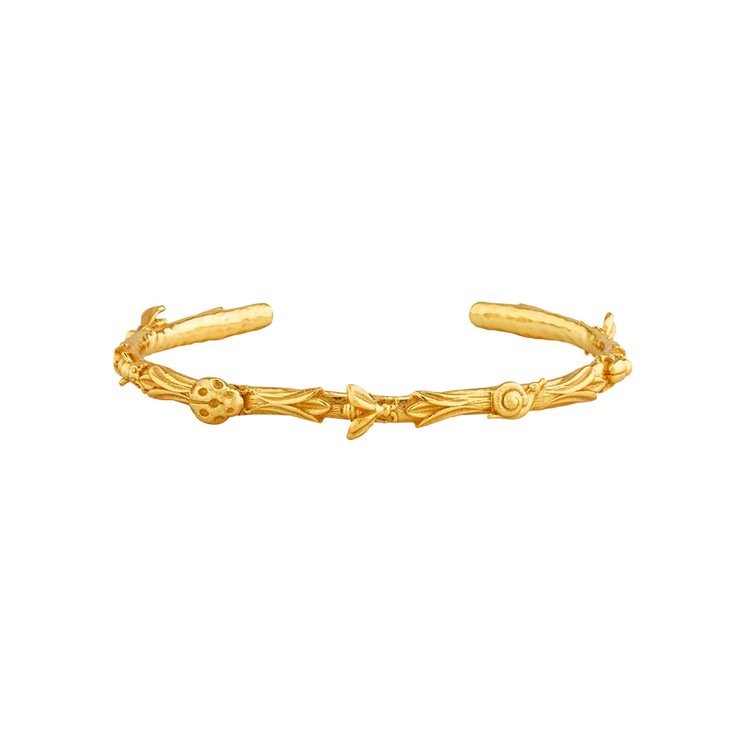 Meadow Companions Petite Cuff in Gold