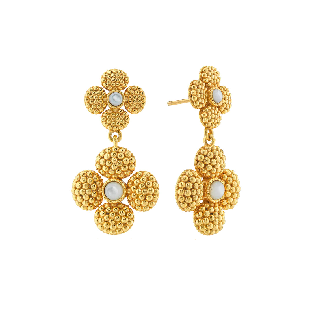 Berry Clover Convertible Duo Earrings