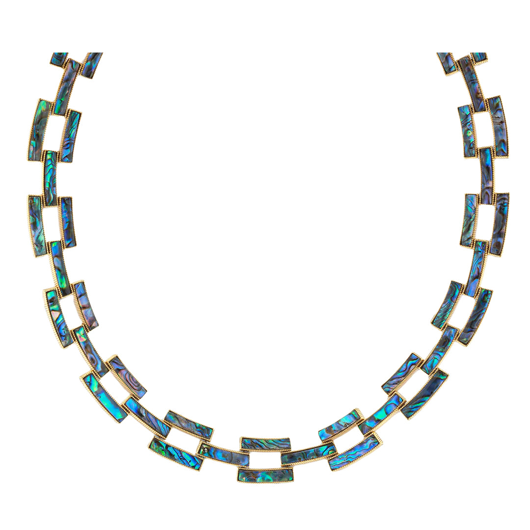 Pathway Link Necklace in Abalone