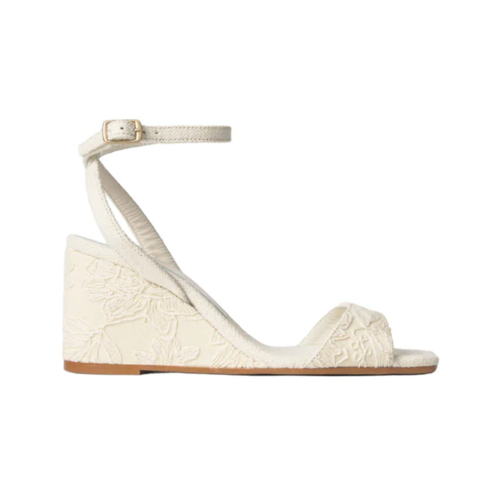 Brunella Espadrille in Ecru