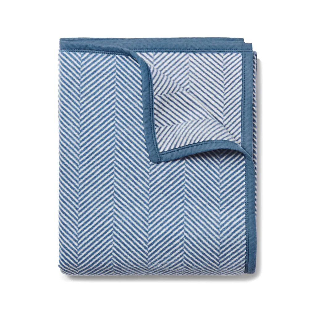 Harborview Herringbone Cornflower Blanket