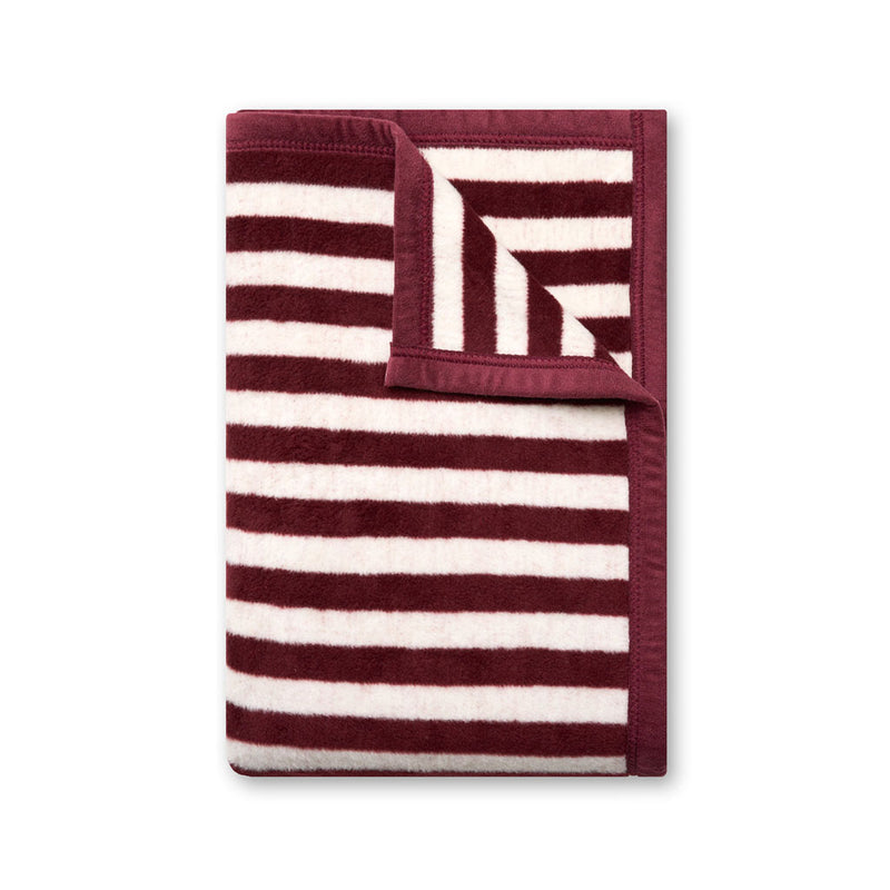Sideline Stripe Maroon Midi Blanket