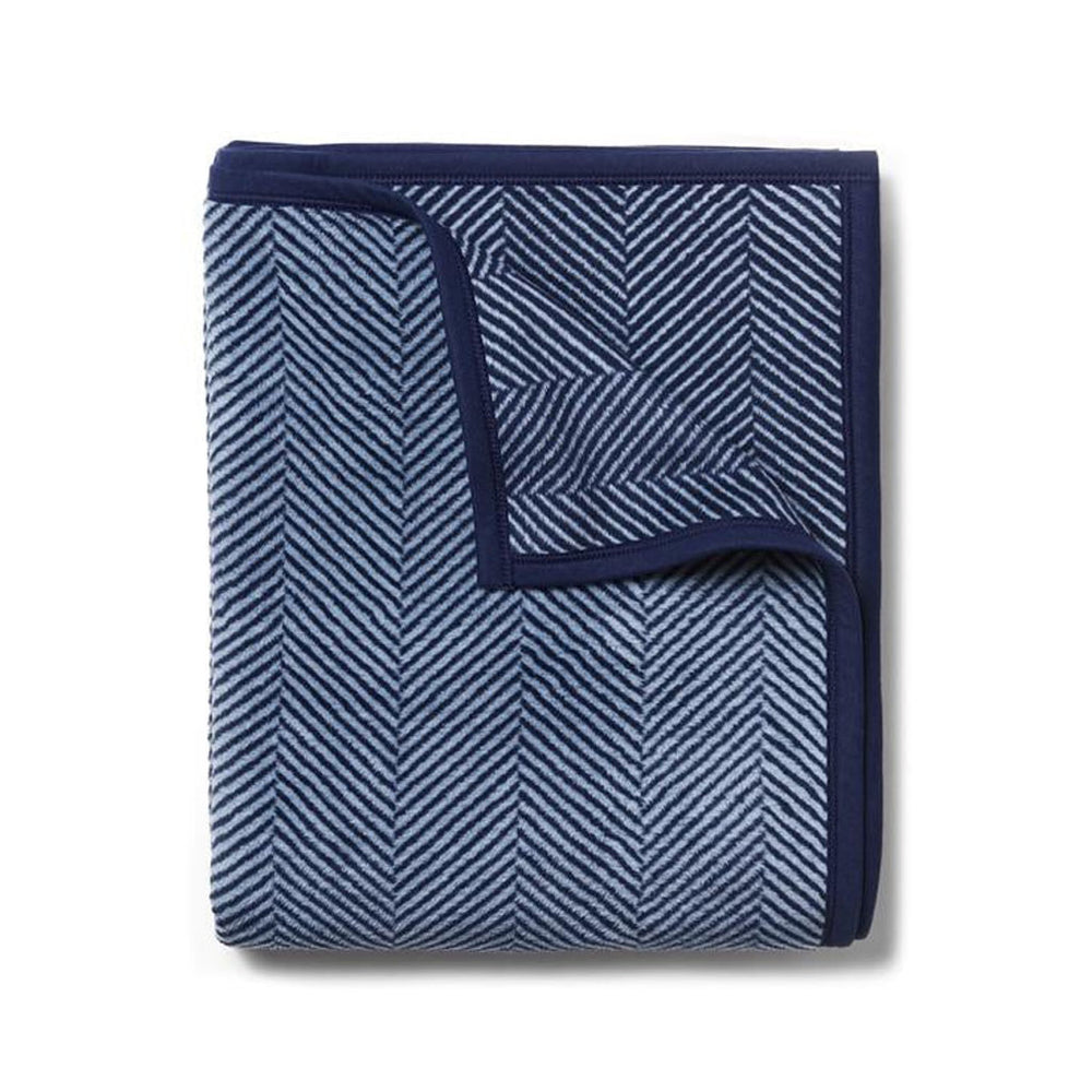 Harborview Herringbone Navy Original Blanket