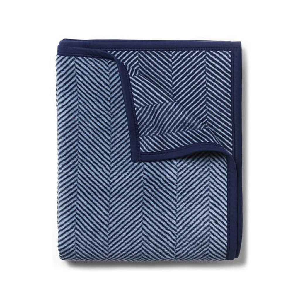 Harborview Herringbone Navy Original Blanket