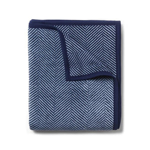 Harborview Herringbone Navy Original Blanket