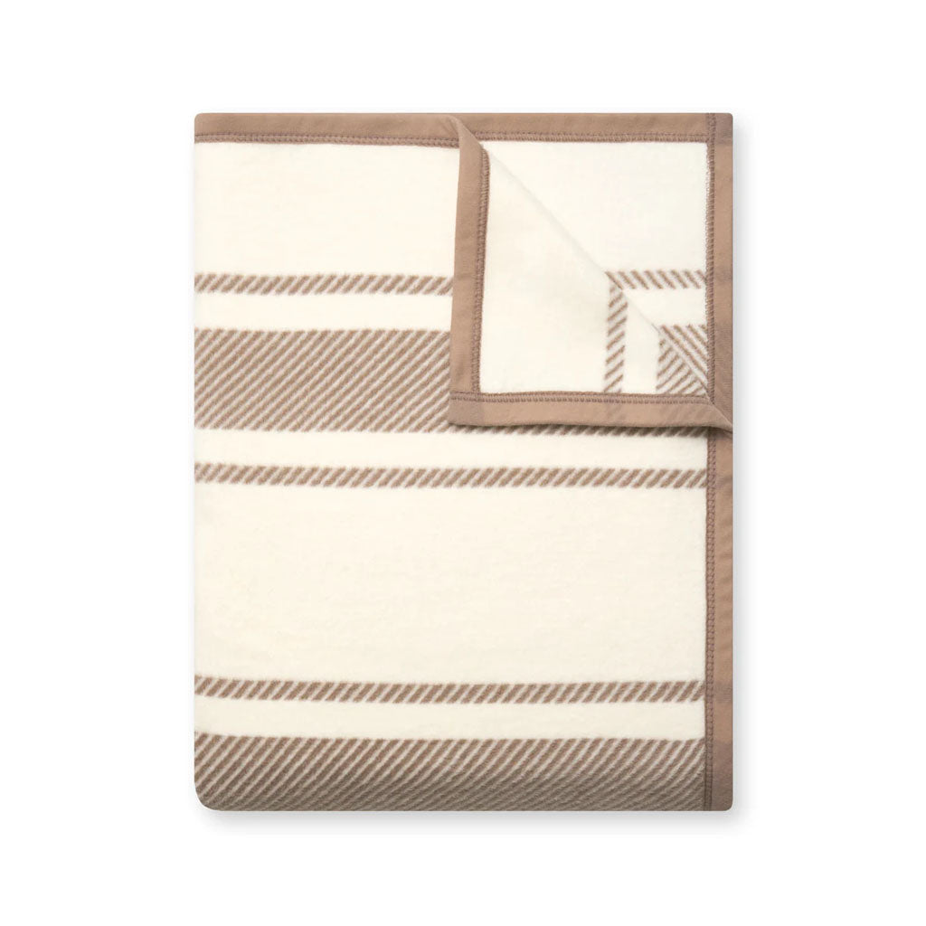 Dockside Stripe Sepia Blanket