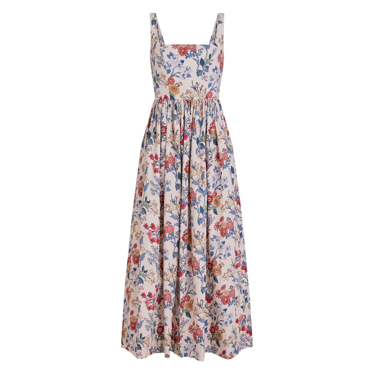 Scoop Neck Dress in Antique Floral
