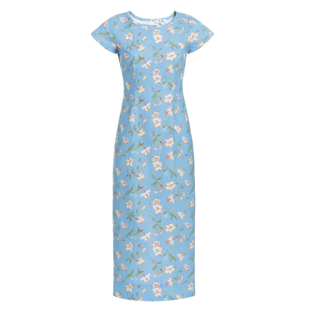 Charlie Dress in Blue Hibiscus XS Charlie Dress in Blue Hibiscus XS