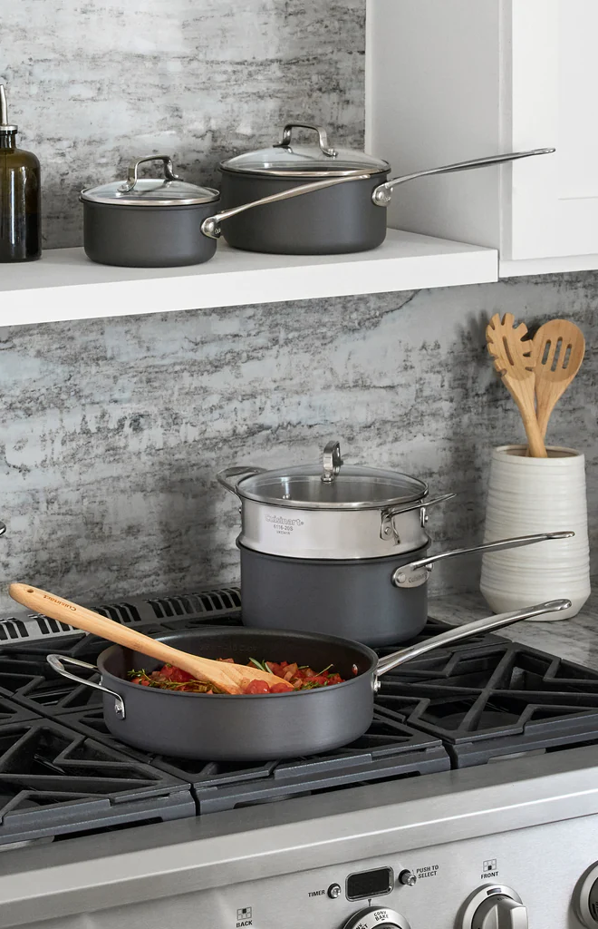 17-Piece Chef's Classic® Nonstick Hard Anodized Set in Black
