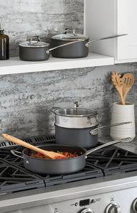 17-Piece Chef's Classic® Nonstick Hard Anodized Set in Black