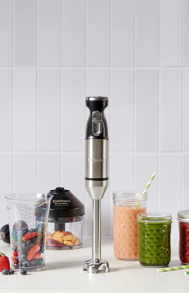 Smart Stick® Variable Speed Hand Blender with 3-Cup Chopper