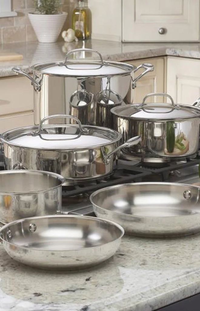 Chef's Classic® Stainless 10-Piece Set in Stainless Steel