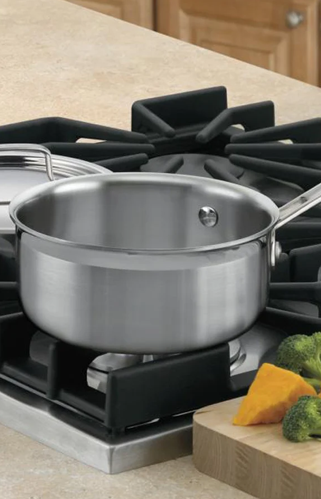 1.5 Quart Saucepan with Cover in Stainless Steel