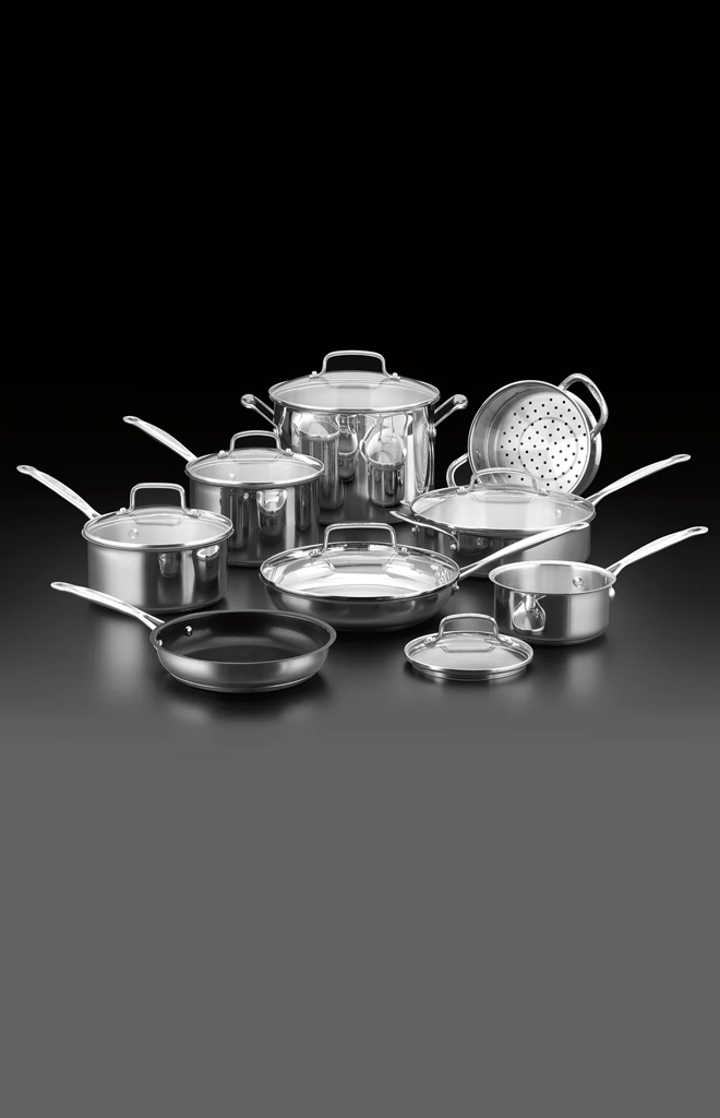 Chef's Classic® Stainless 14-Piece Set in Stainless Steel