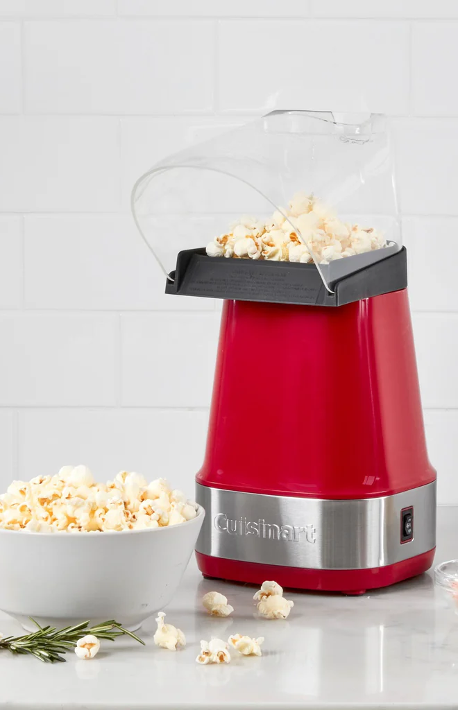 EasyPop Hot Air Popcorn Maker in Red