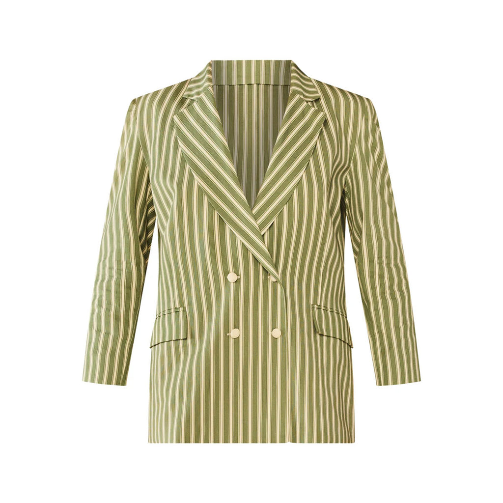 Meredith Blazer in Meadow Stripe