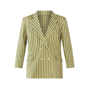 Meredith Blazer in Meadow Stripe