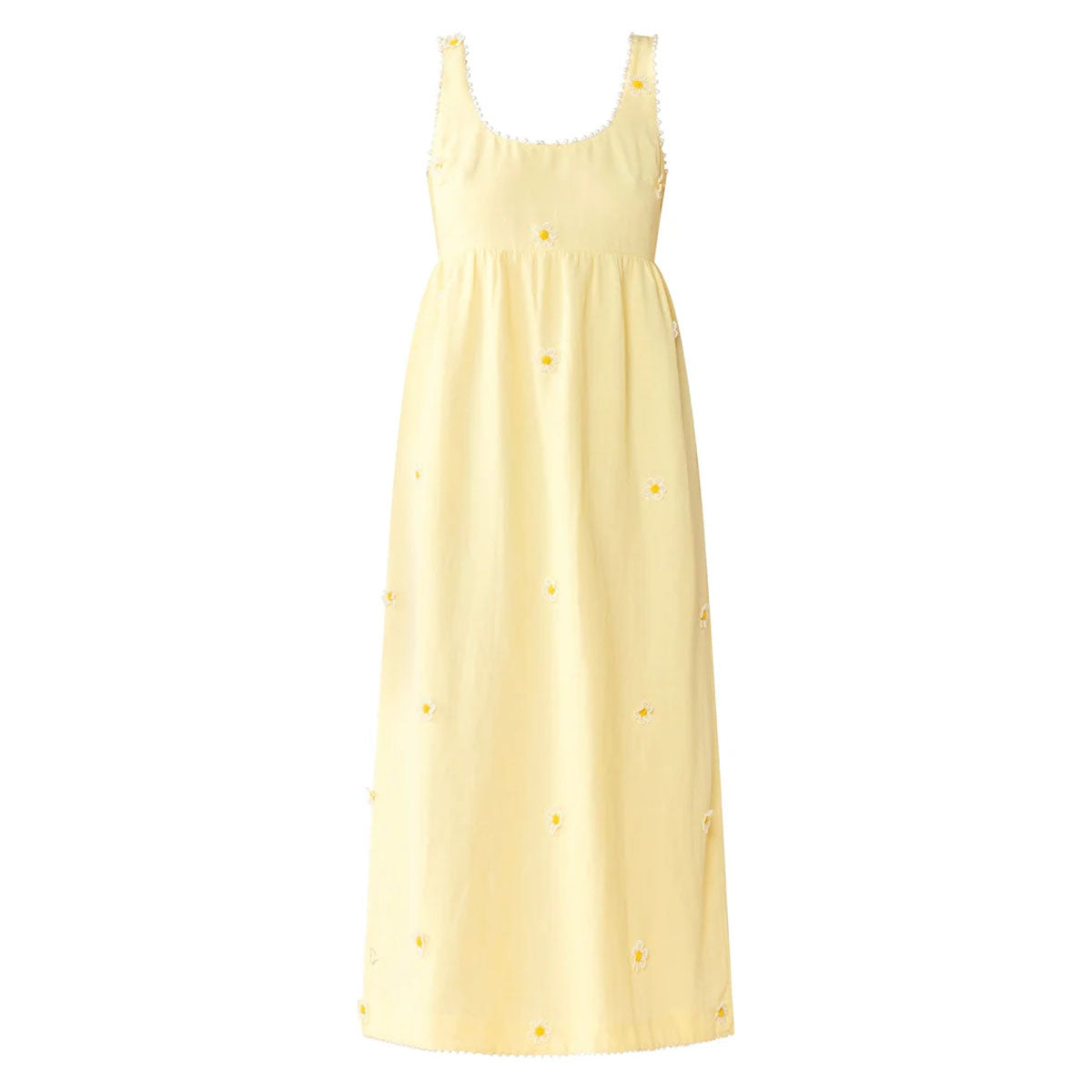 Emily Dress in Soft Butter Yellow