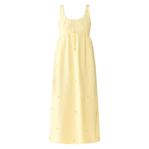 Emily Dress in Soft Butter Yellow