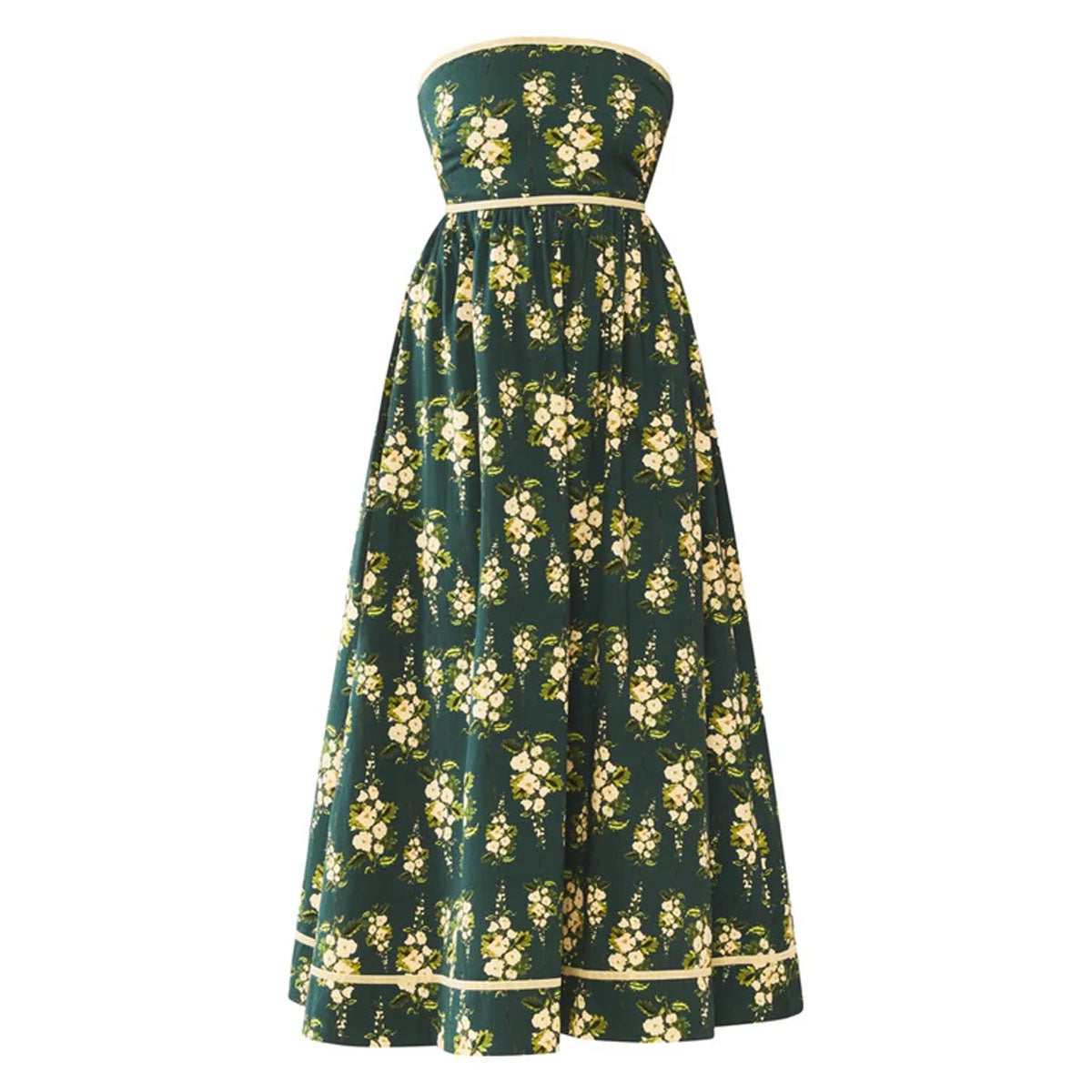 EDDY x Mckenzie Depinto Mimi Dress in Deep Green & Floral
