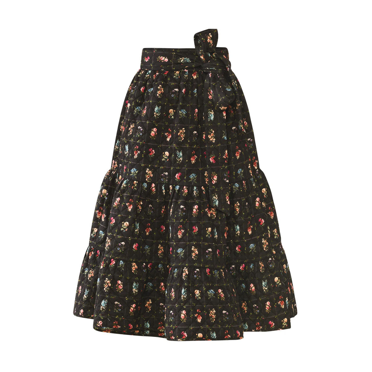 Celine Skirt in Florence Black Floral