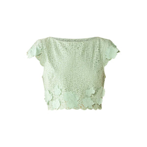 Raquel Top in Minty Green