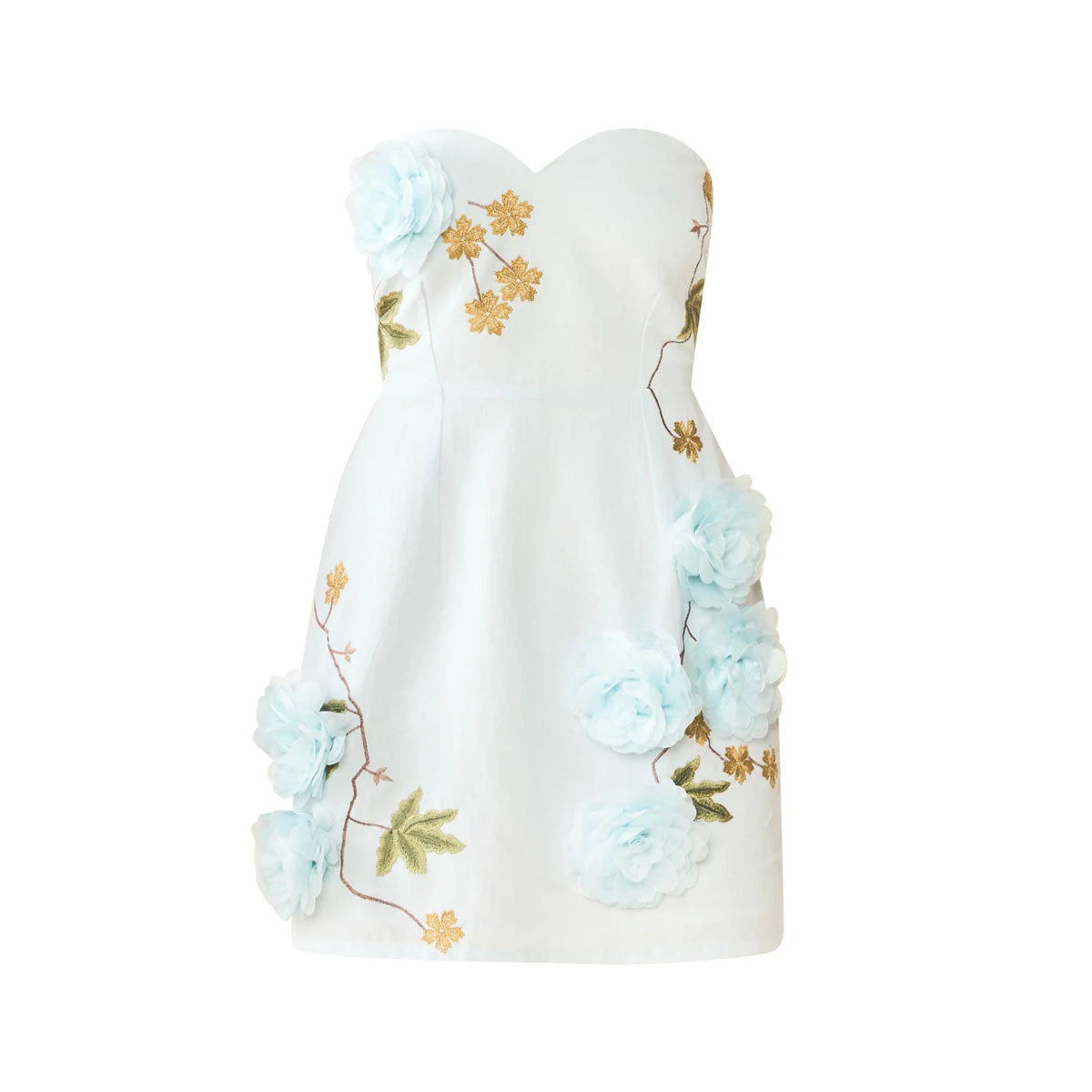 Anais Dress in Lotus Garden Blue