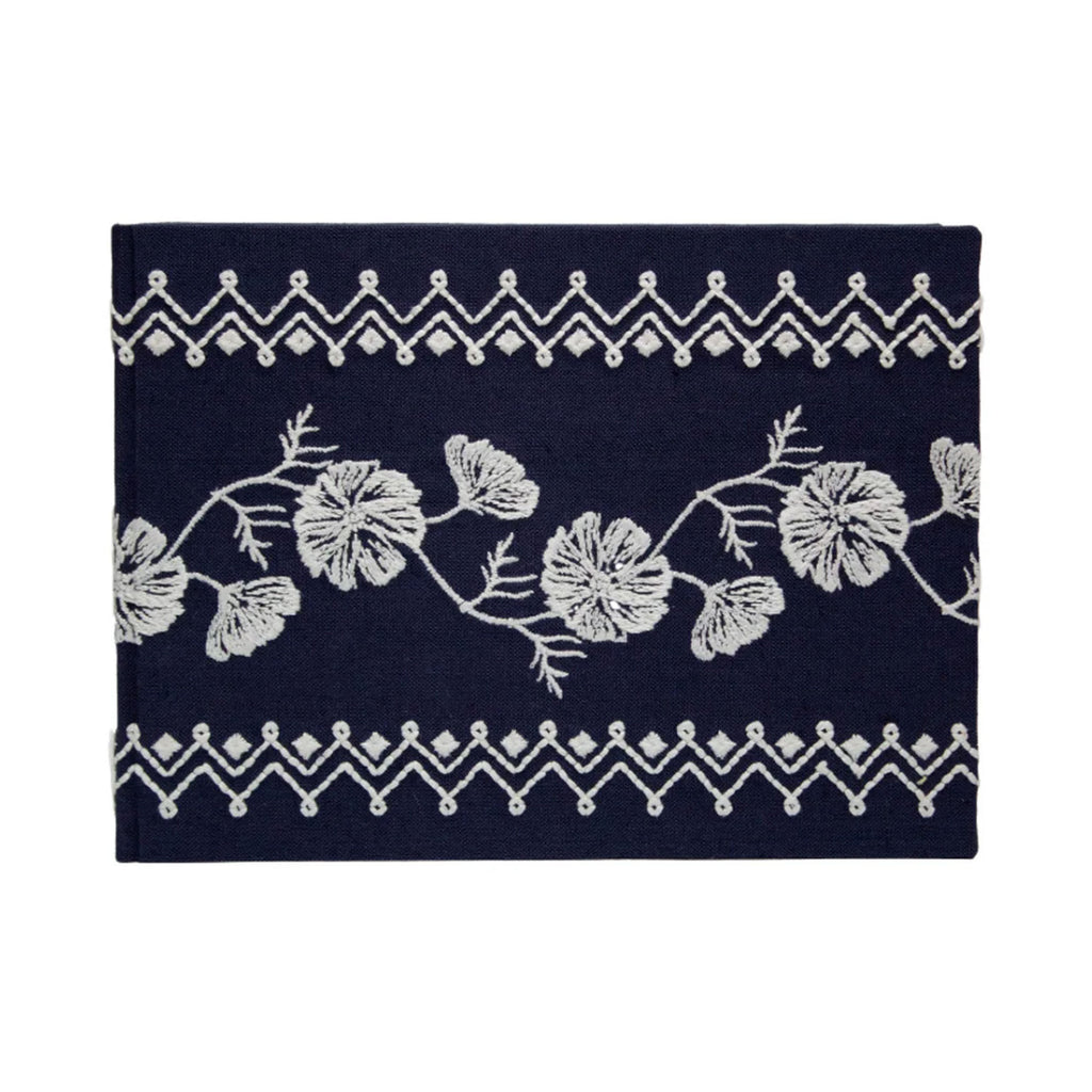 Cosmo Guest Book in Navy Stripe
