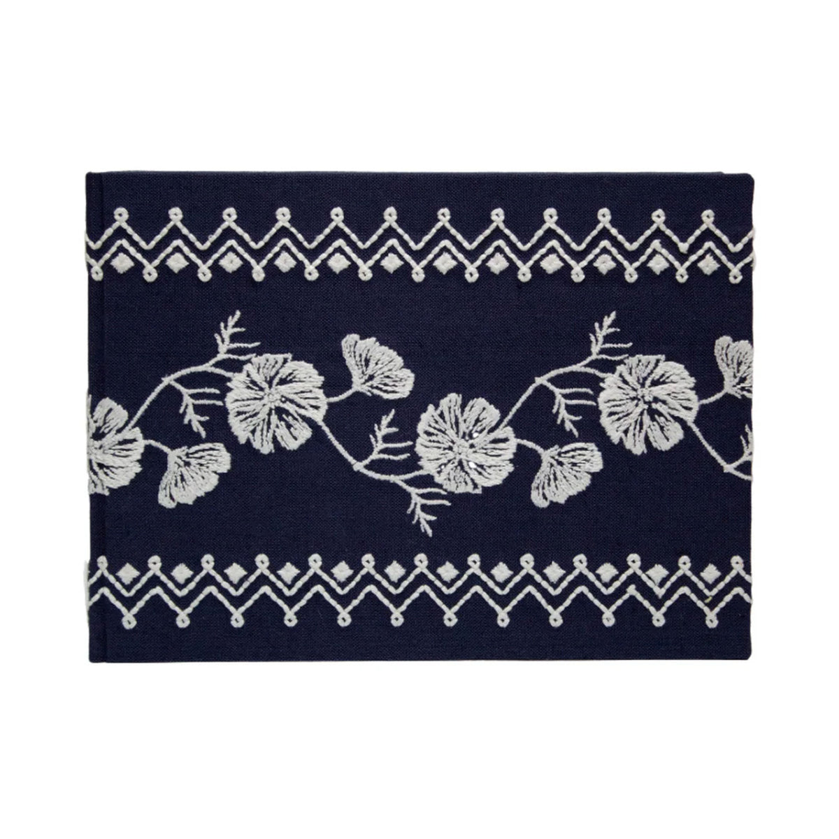 Cosmo Guest Book in Navy Stripe